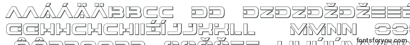 フォント7thservice3D – スロバキアのフォント