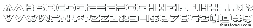 7thservice3D-Schriftart – Uhren-Schriften