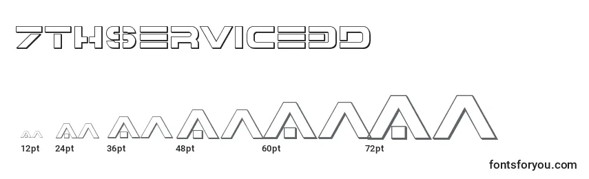 Размеры шрифта 7thservice3D