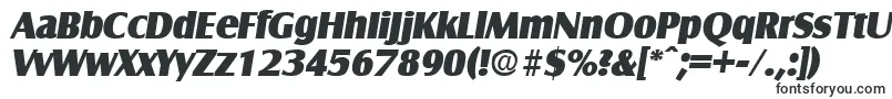 Шрифт SalzburgExtraboldita – широкие шрифты