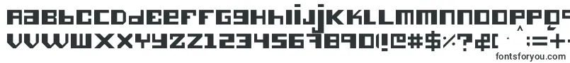 Шрифт Hieronimus – квадратные шрифты