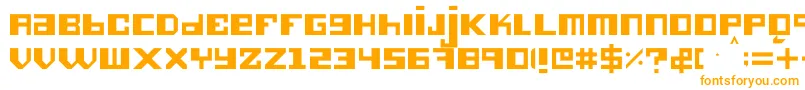 Hieronimus Font – Orange Fonts on White Background
