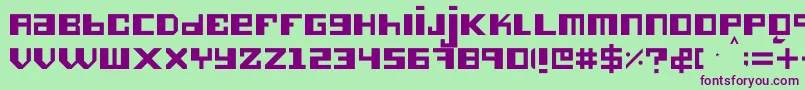 Hieronimus Font – Purple Fonts on Green Background