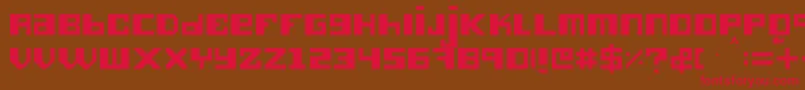 Hieronimus Font – Red Fonts on Brown Background