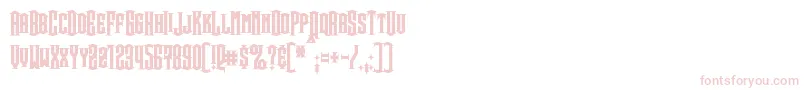 SteamwreckBold Font – Pink Fonts on White Background