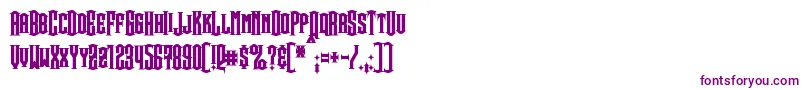 SteamwreckBold-fontti – violetit fontit valkoisella taustalla