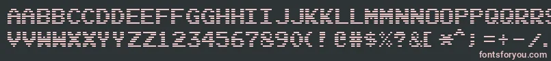 Highscorehero Font – Pink Fonts on Black Background