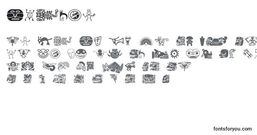 Schriftart Cibola – Alphabet, Zahlen, spezielle Symbole