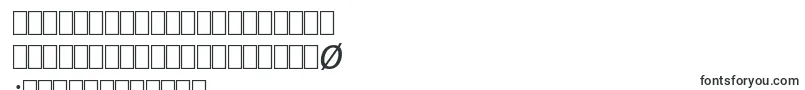 Czcionka DoradanirgItalic – czcionki sindhi
