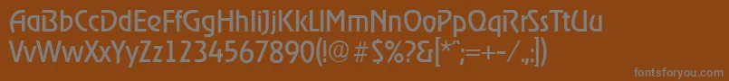 Шрифт OnstageserialRegular – серые шрифты на коричневом фоне