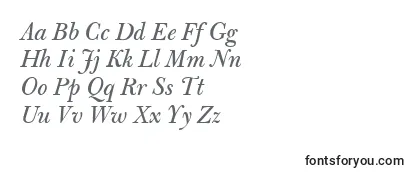 Обзор шрифта BulmerMtItalic