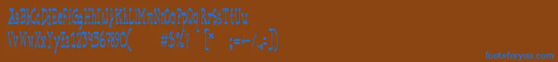 More about BasicspaceRegular Font BasicspaceRegular Font – Blue Fonts on Brown Background