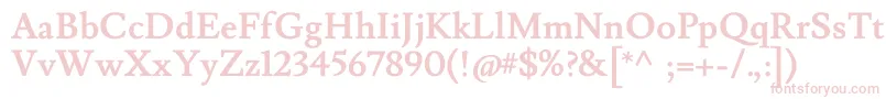 LusitanaBold Font – Pink Fonts
