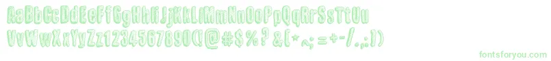 SketchWall Font – Green Fonts