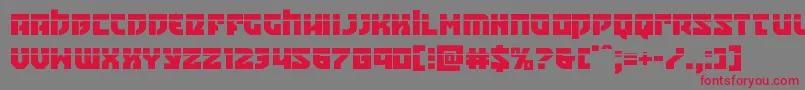 Crazyivanlaser Font – Red Fonts on Gray Background