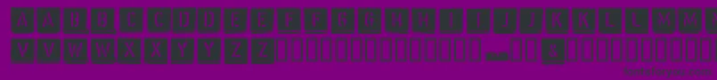 Malermeister Font – Black Fonts on Purple Background