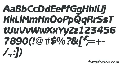 B691SansHeavyItalic font – Fonts Starting With B