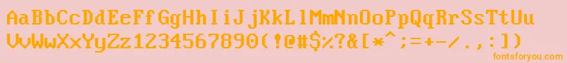 More about NouveauIbm Font NouveauIbm Font – Orange Fonts on Pink Background