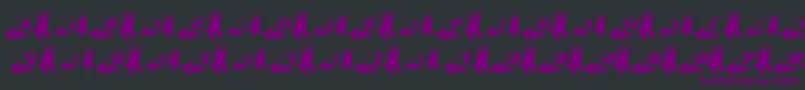 FerretBodyNormal Font – Purple Fonts on Black Background