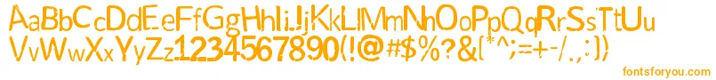 Mindplay-fontti – oranssit fontit