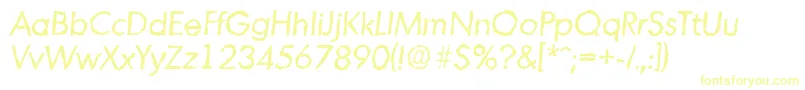 MontrealrandomItalic Font – Yellow Fonts