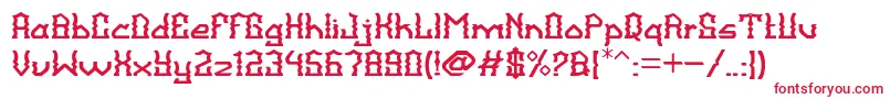 BalangkartaFont Font – Red Fonts