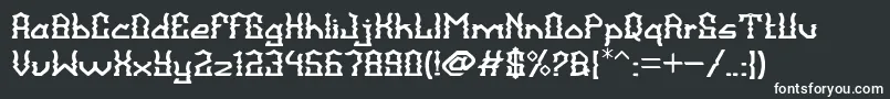 BalangkartaFont Font – White Fonts