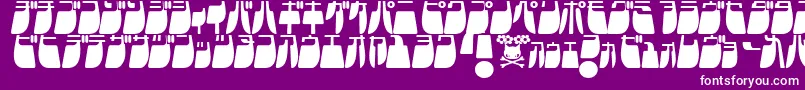 Lisätietoja Frigkatl-fontista Frigkatl-fontti – valkoiset fontit violetilla taustalla