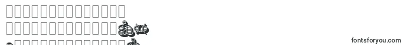 FatFlamingo5WoodcutInner-Schriftart – nepalesische Schriften