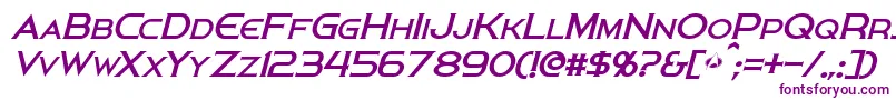 PersisItalic-Schriftart – Violette Schriften