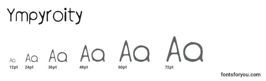Ympyroity Font Sizes
