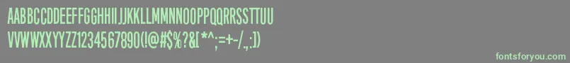 EightDaysAWeek Font – Green Fonts on Gray Background