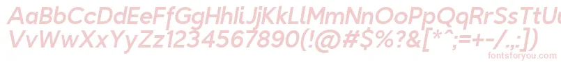 TriompheItalic Font – Pink Fonts