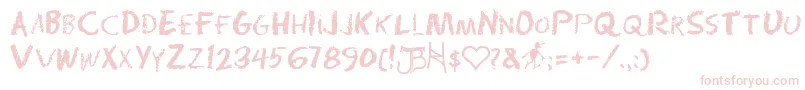 9radiumd-Schriftart – Rosa Schriften
