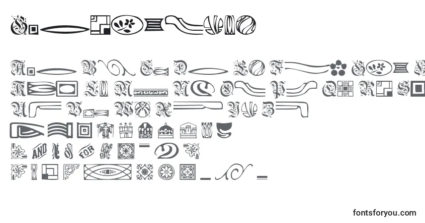 Gargoyle-fontti – aakkoset, numerot, erikoismerkit