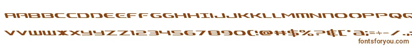 Alphamenleft Font – Brown Fonts on White Background