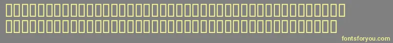 McsAbhaBrokOut-fontti – keltaiset fontit harmaalla taustalla