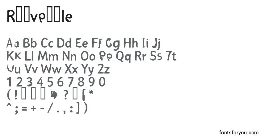 Fuente RГ¶vpГҐle - alfabeto, números, caracteres especiales