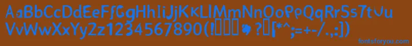 More about RГ¶vpГҐle Font RГ¶vpГҐle Font – Blue Fonts on Brown Background