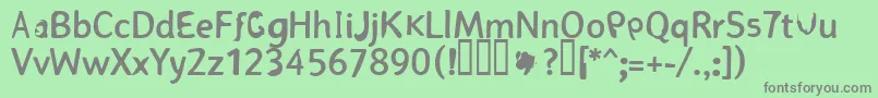 More about RГ¶vpГҐle Font RГ¶vpГҐle Font – Gray Fonts on Green Background