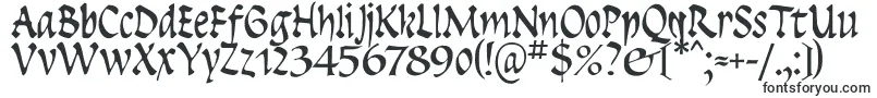 Шрифт Insula ffy – большие шрифты