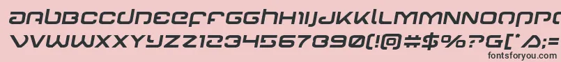 Gunrunnersemital Font – Black Fonts on Pink Background
