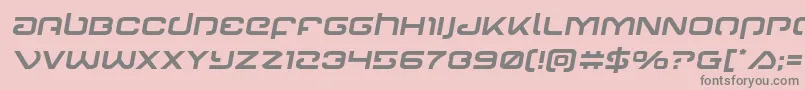 Gunrunnersemital Font – Gray Fonts on Pink Background