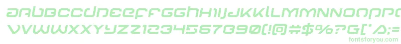 Gunrunnersemital Font – Green Fonts on White Background