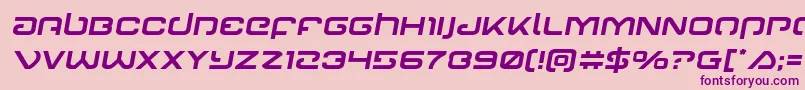 Gunrunnersemital Font – Purple Fonts on Pink Background