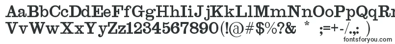 Antique526-fontti – teollisuusfontit