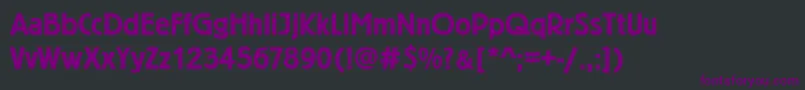 Berlinergroddembol Font – Purple Fonts on Black Background