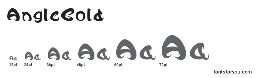 AngleBold Font Sizes