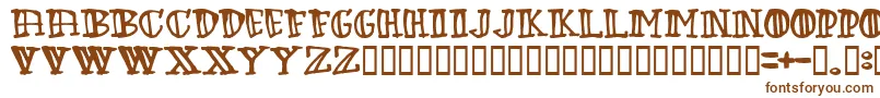 Greenbabe Font – Brown Fonts on White Background