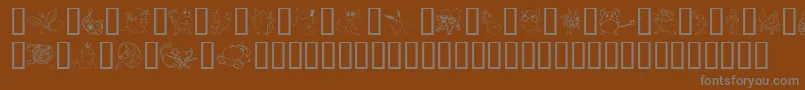 More about Tylers Font Tylers Font – Gray Fonts on Brown Background